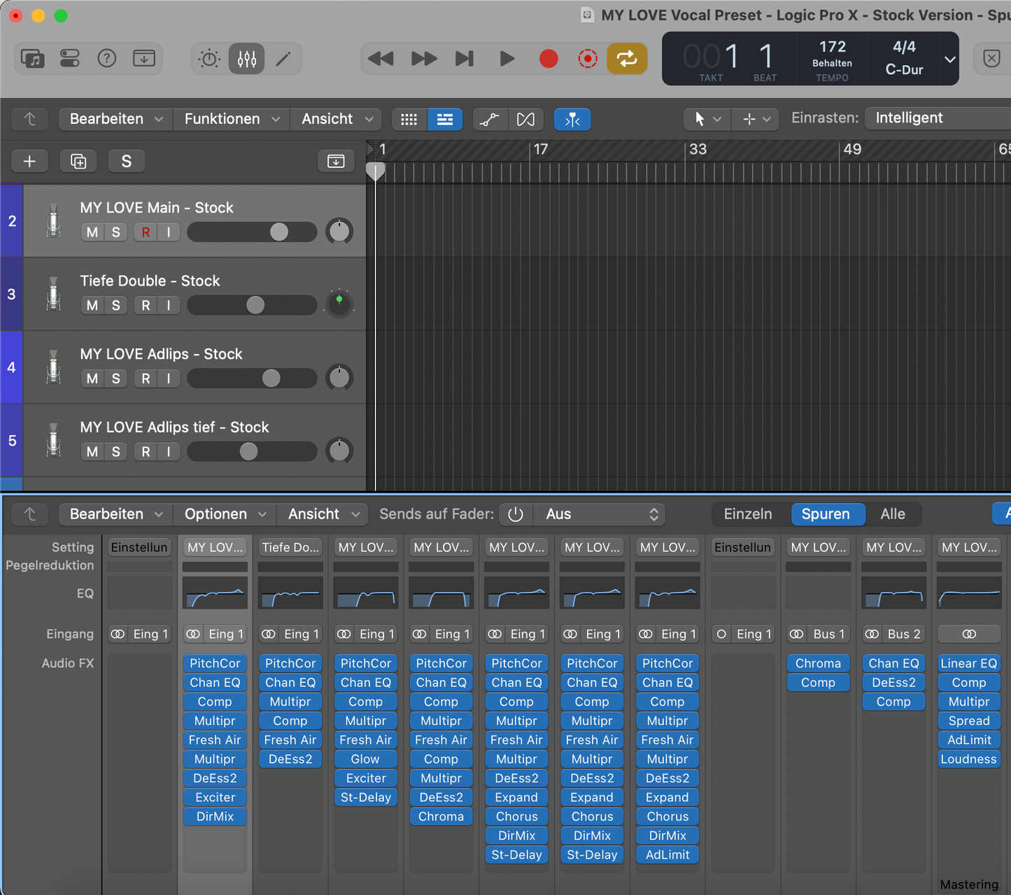 "MY LOVE" Vocal Preset